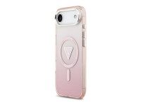 Capa MagSafe para iPhone Air com logo triangular gradiente IML da Guess - Rosa Capa MagSafe para iPhone Air com logo triangular gradiente IML da Guess - Rosa
