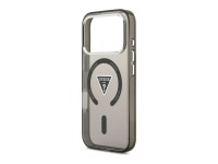 Guess IML Gradient Triangle Logo MagSafe Case for iPhone 17 Pro - Black