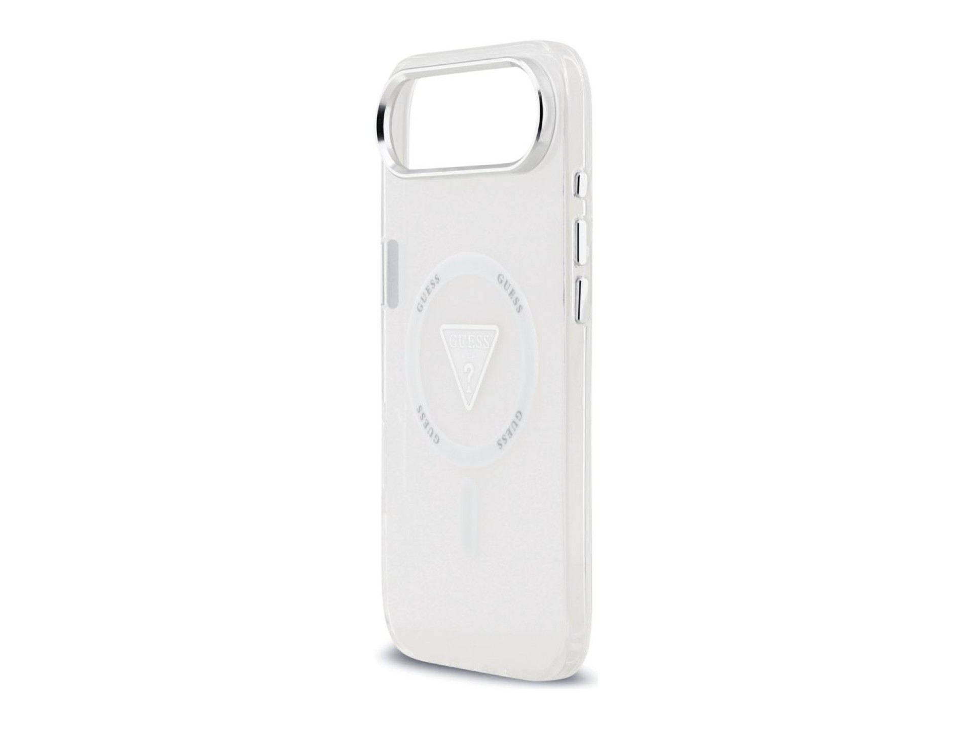 Capa MagSafe Guess IML com Logo Triangular Gradiente para iPhone Air - Transparente