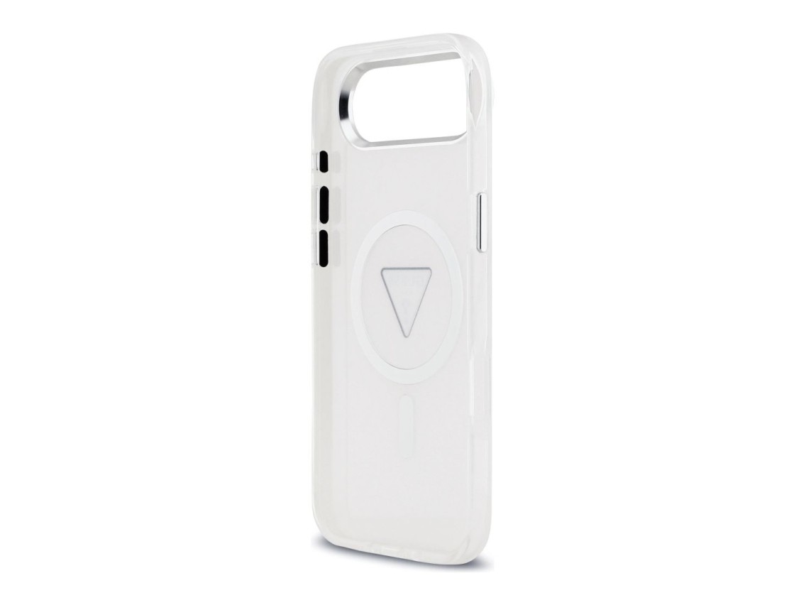Capa MagSafe Guess IML com Logo Triangular Gradiente para iPhone Air - Transparente