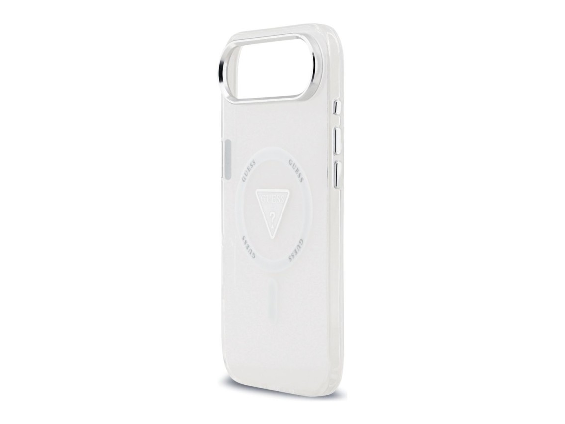 Capa MagSafe Guess IML com Logo Triangular Gradiente para iPhone Air - Transparente