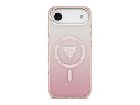 Capa MagSafe para iPhone Air com logo triangular gradiente IML da Guess - Rosa Capa MagSafe para iPhone Air com logo triangular gradiente IML da Guess - Rosa