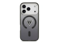 Guess IML Gradient Triangle Logo MagSafe Case for iPhone 17 Pro - Black