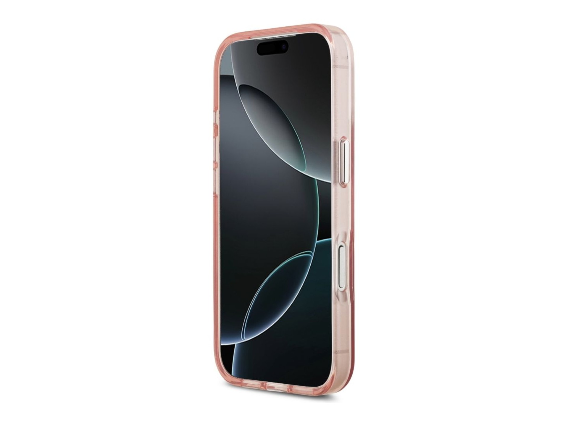 Guess IML Gradient Triangle Logo MagSafe Case for iPhone 17 Pro - Pink