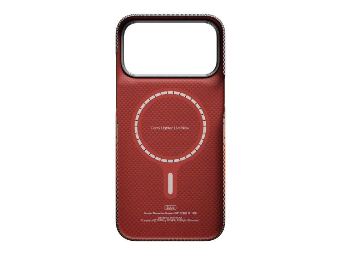Capa PITAKA Edge para iPhone 18 Pro Max / 17 Pro Max Sunset