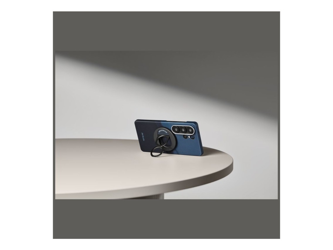 Capa PITAKA Edge com MagSafe para Samsung Galaxy S26 Ultra no horizonte