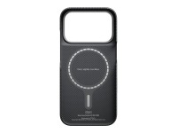 Capa PITAKA Edge para iPhone 18 Pro / 17 Pro preta e cinza Capa PITAKA Edge para iPhone 18 Pro / 17 Pro preta e cinza