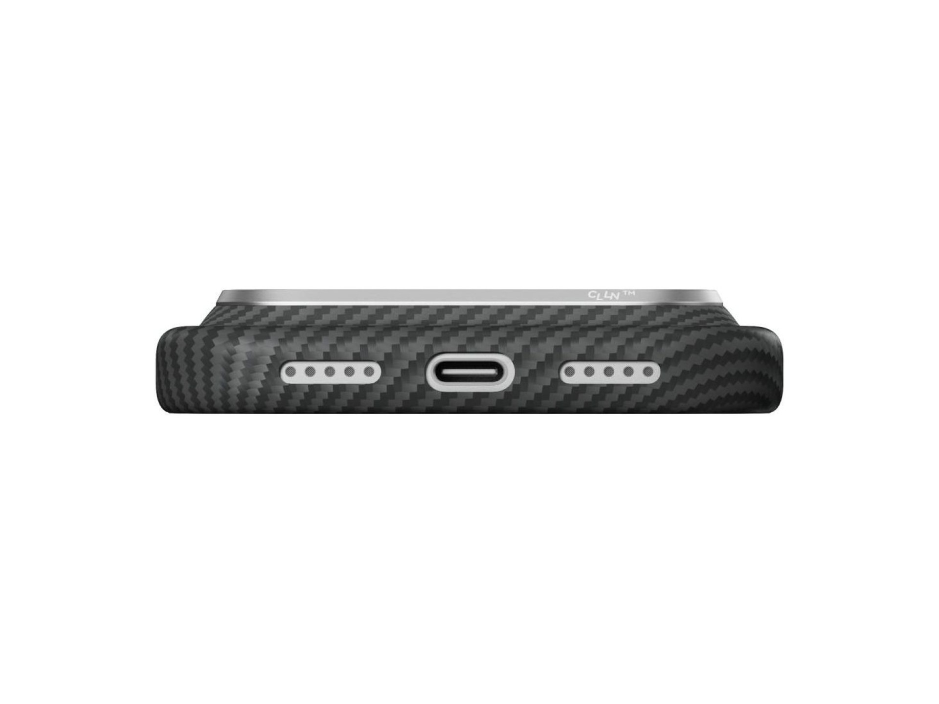 Capa PITAKA Edge para iPhone 18 Pro / 17 Pro preta e cinza