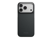 Capa PITAKA Edge para iPhone 18 Pro / 17 Pro preta e cinza Capa PITAKA Edge para iPhone 18 Pro / 17 Pro preta e cinza