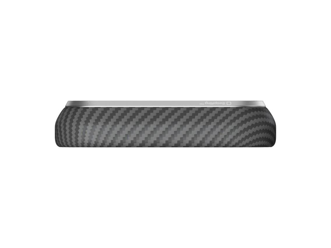 Capa PITAKA Edge para iPhone 18 Pro / 17 Pro preta e cinza