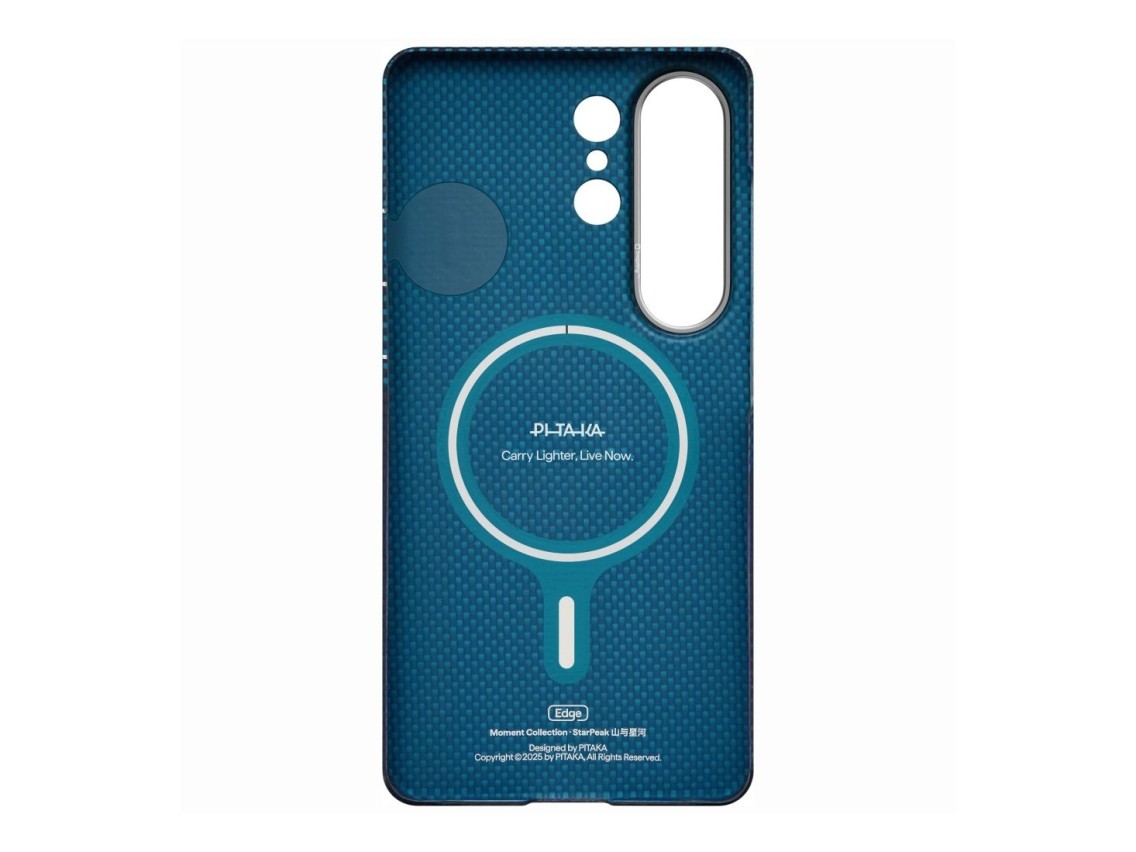 Capa PITAKA Edge com MagSafe para Samsung Galaxy S26 Ultra no horizonte