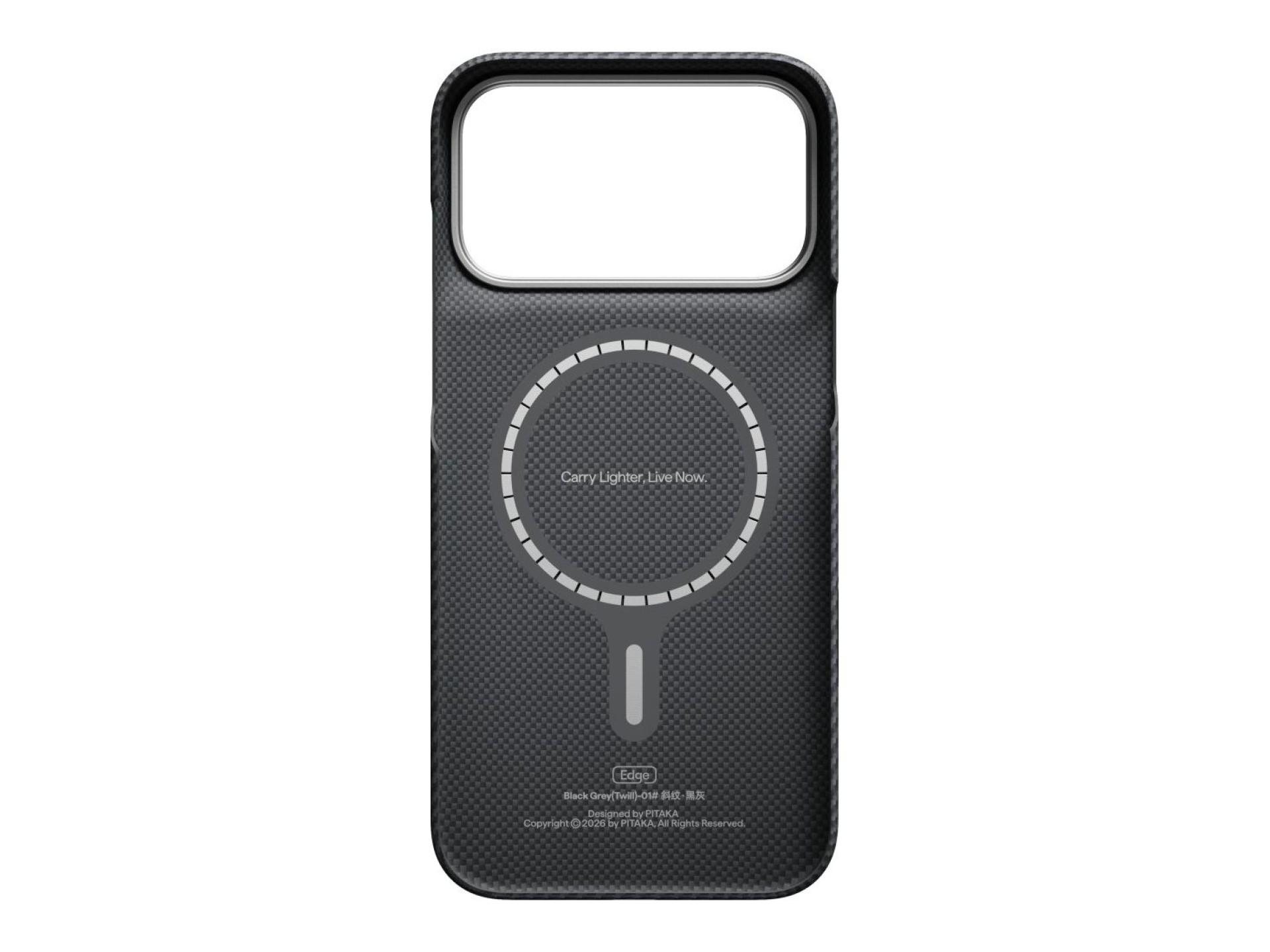 Case PITAKA Edge Case for iPhone 18 Pro Max / 17 Pro Max black-gray