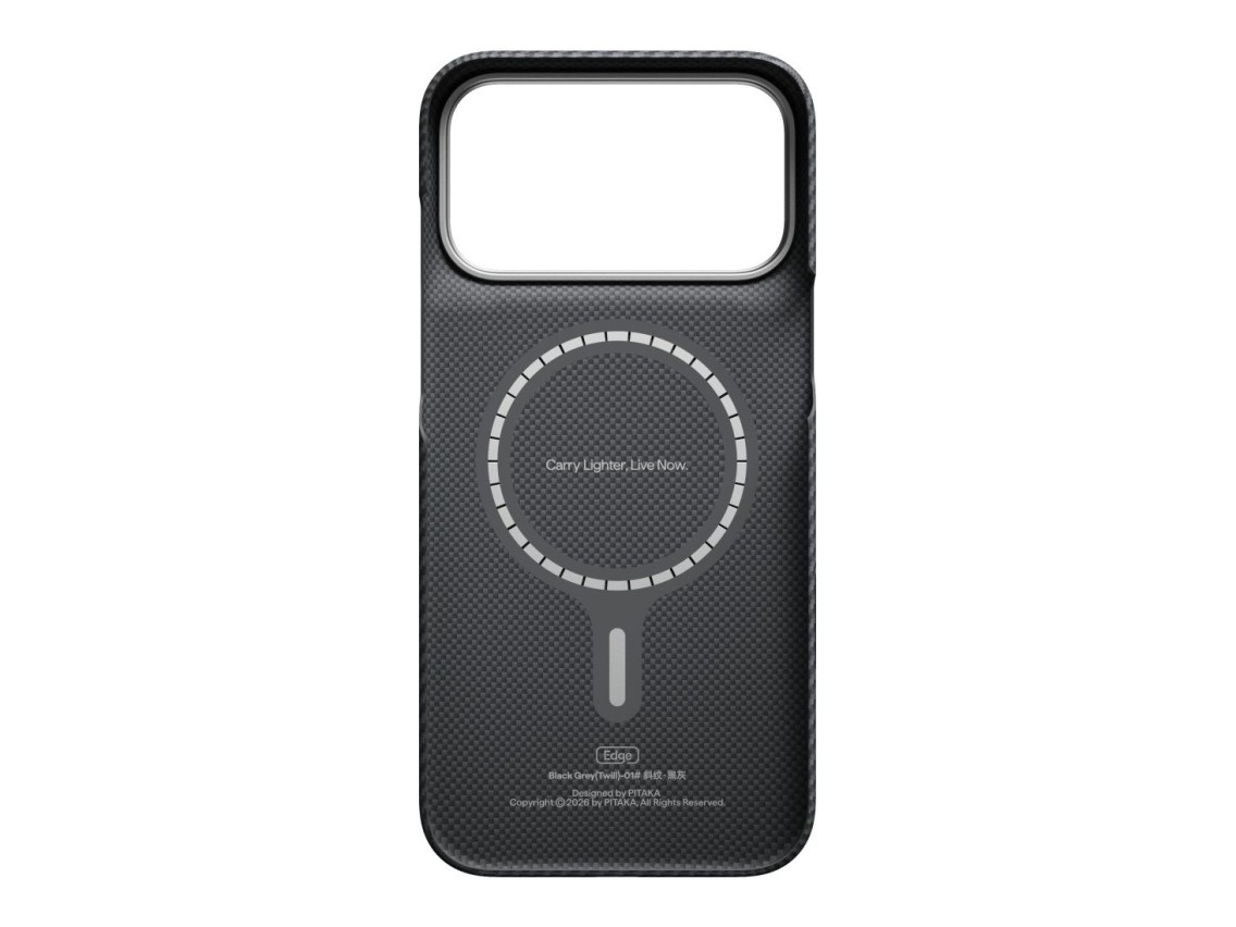 Case PITAKA Edge Case for iPhone 18 Pro Max / 17 Pro Max black-gray