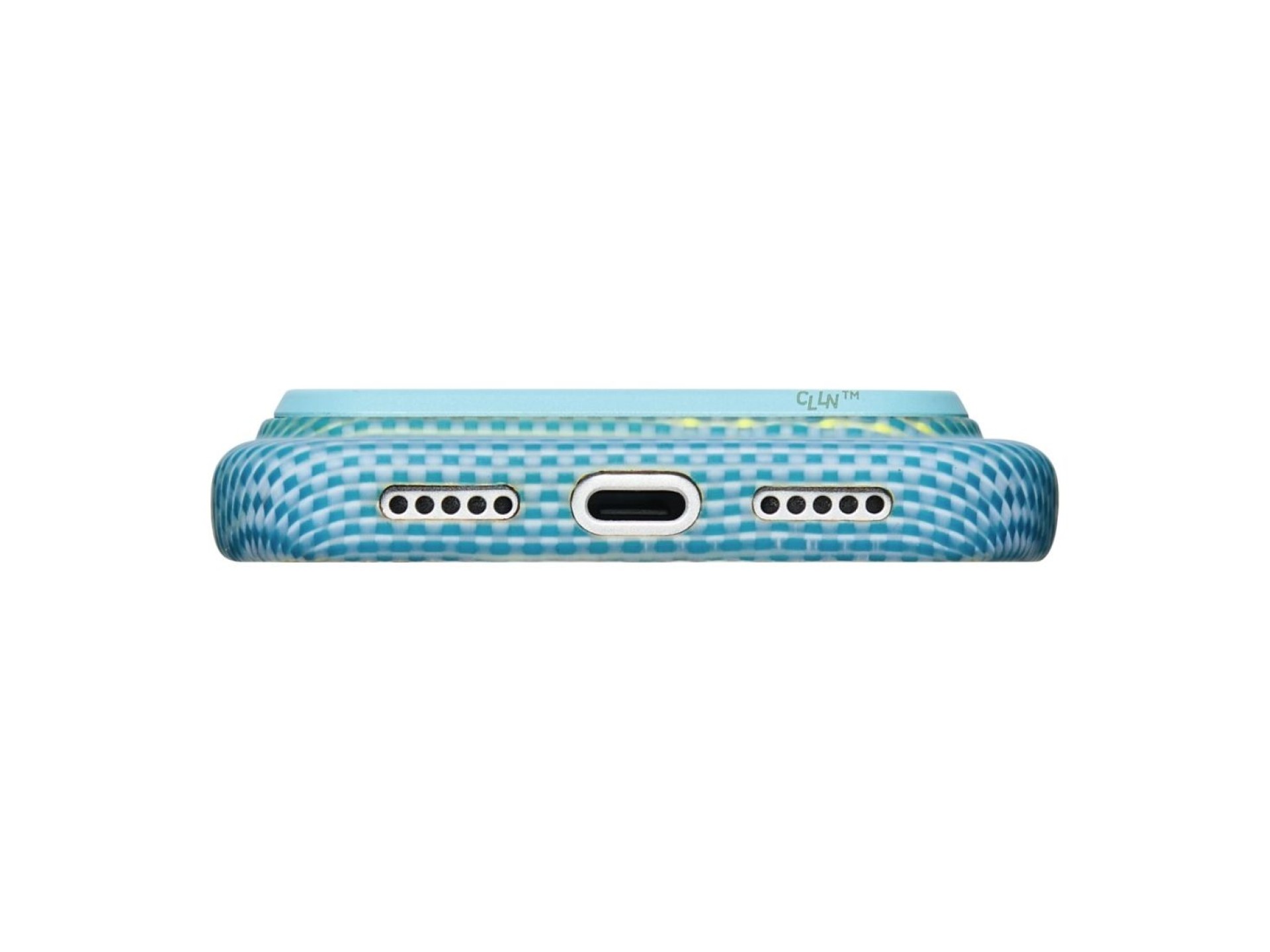 Capa PITAKA Edge MagSafe para iPhone 18 Pro / 17 Pro azul lúcido