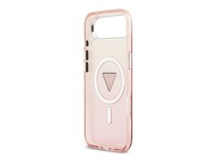 Capa MagSafe para iPhone Air com logo triangular gradiente IML da Guess - Rosa Capa MagSafe para iPhone Air com logo triangular gradiente IML da Guess - Rosa