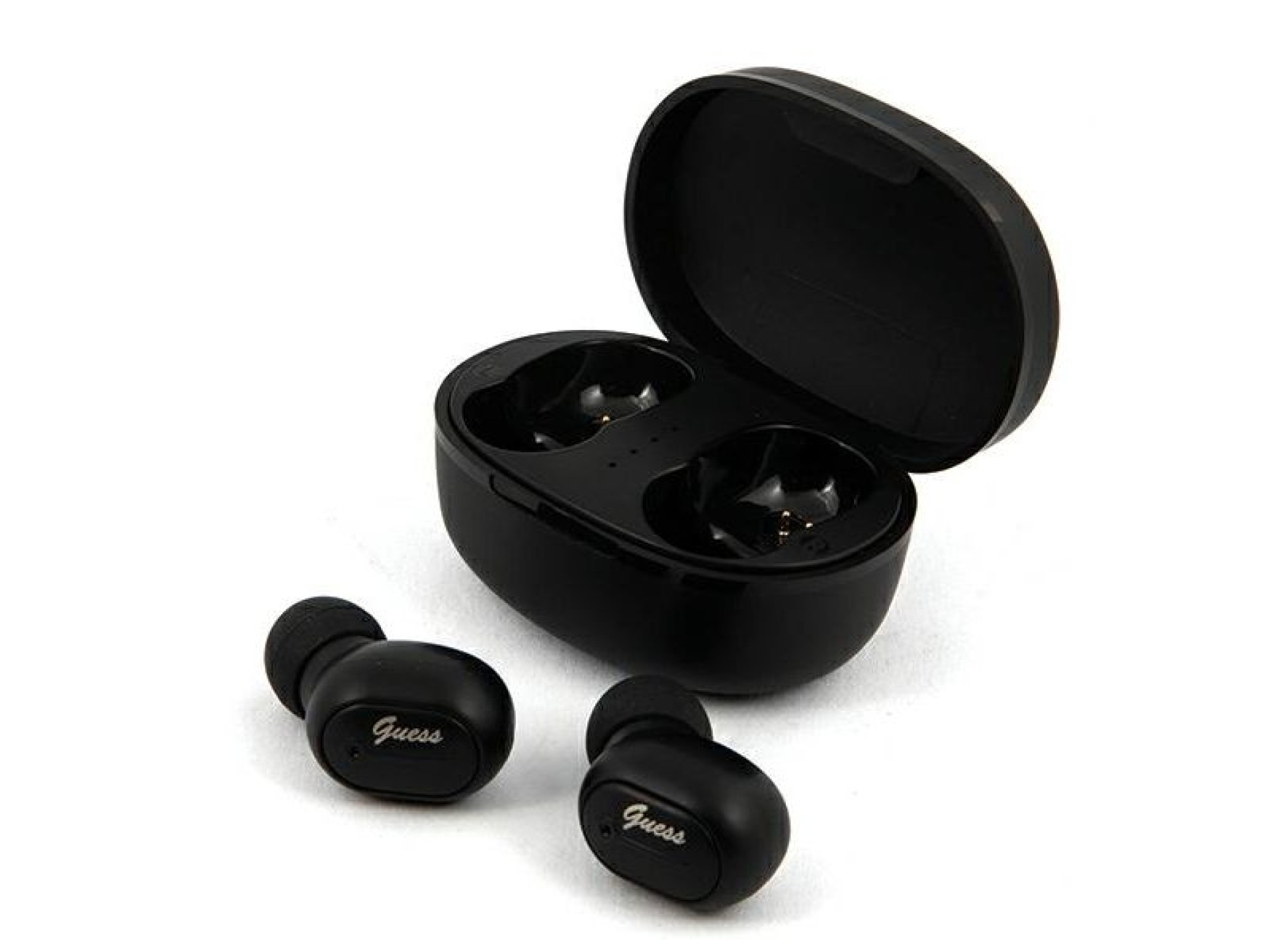 Guess Bluetooth Wireless Headphones GUTWST30BKTWS + Docking Station - Black