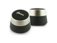Guess 5W Script Metal Logo Bluetooth Speaker - Black