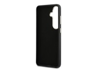 Capa Guess com textura granulada e logo grande 4G em metal para Samsung Galaxy S26 - preta Capa Guess com textura granulada e logo grande 4G em metal para Samsung Galaxy S26 - preta