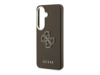 Funda Guess con logo metálico grande y textura granulada para Samsung Galaxy S26+ - Marrón Funda Guess con logo metálico grande y textura granulada para Samsung Galaxy S26+ - Marrón