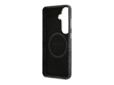 Capa Guess 4G Script MagSafe para Samsung Galaxy S26 - Preta