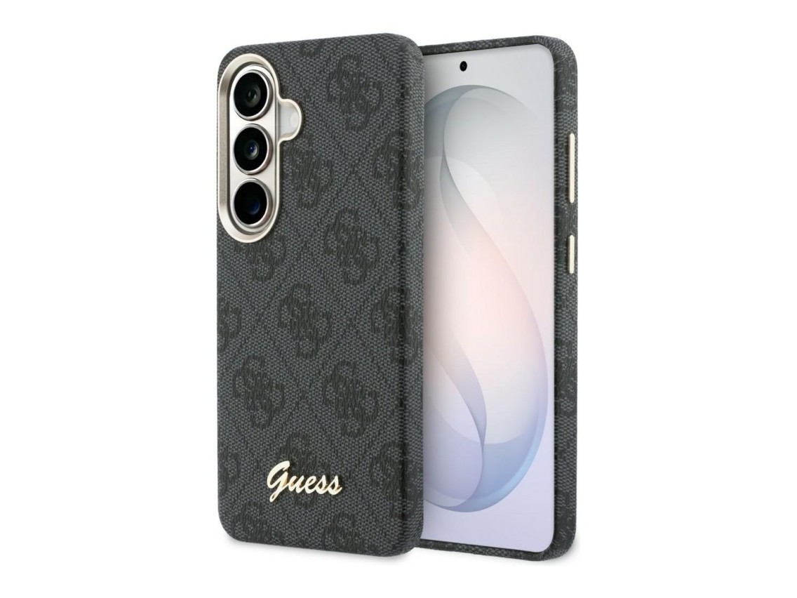 Funda Guess 4G Script MagSafe para Samsung Galaxy S26 - Negra