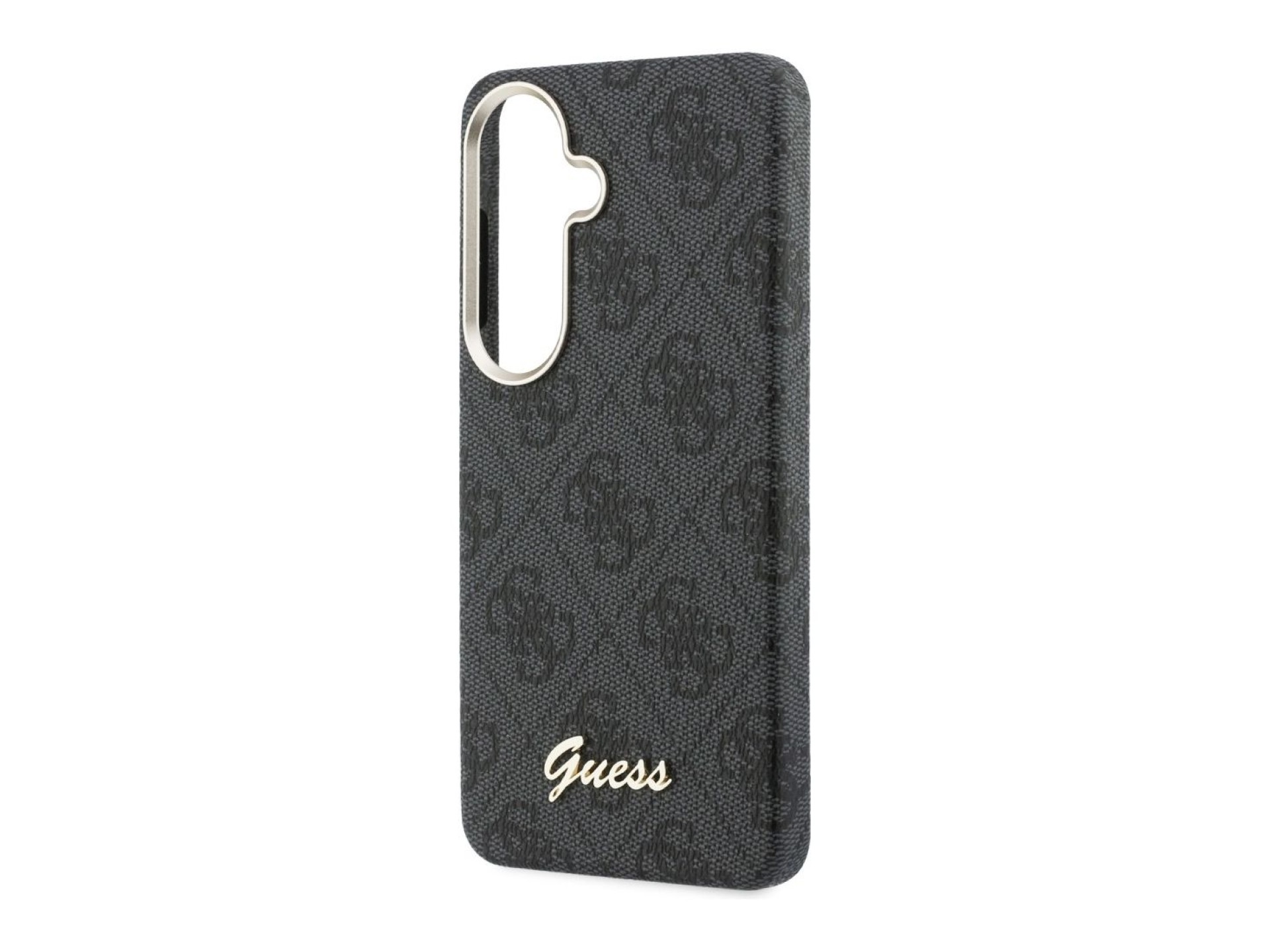 Capa Guess 4G Script MagSafe para Samsung Galaxy S26 - Preta