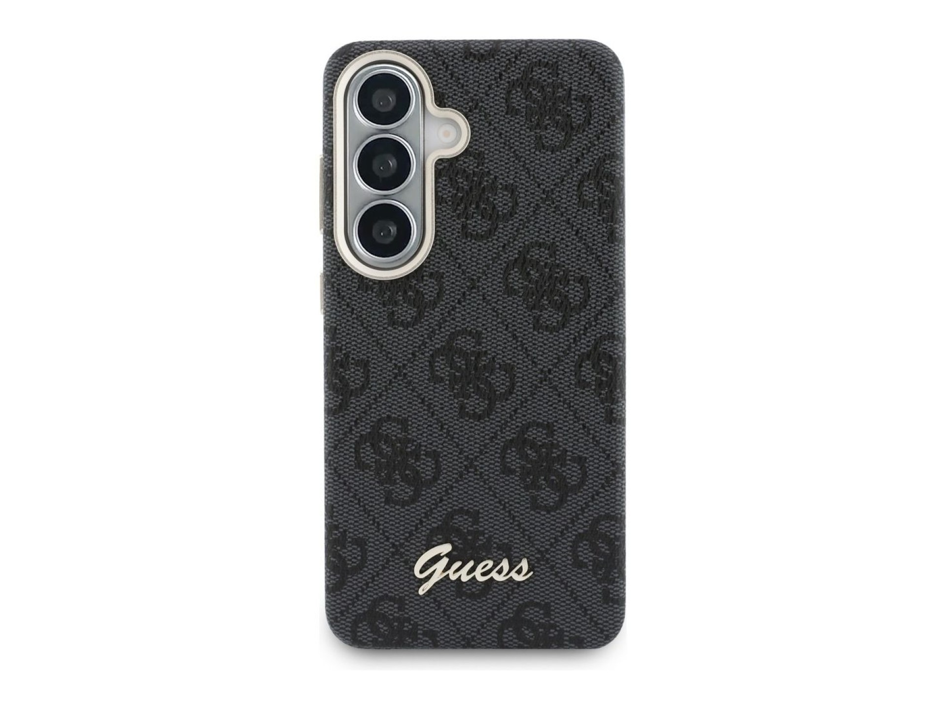 Funda Guess 4G Script MagSafe para Samsung Galaxy S26 - Negra