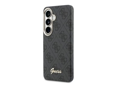 Capa Guess 4G Script MagSafe para Samsung Galaxy S26 - Preta