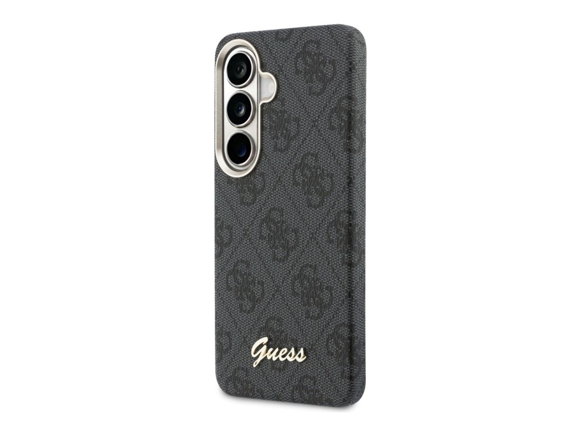 Funda Guess 4G Script MagSafe para Samsung Galaxy S26 - Negra