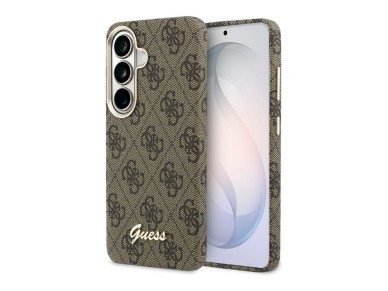 Guess 4G Script MagSafe Case for Samsung Galaxy S26 - Brown Guess 4G Script MagSafe Case for Samsung Galaxy S26 - Brown