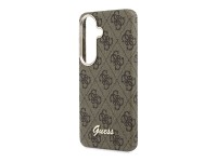 Capa Guess 4G Script MagSafe para Samsung Galaxy S26 - Marrom Capa Guess 4G Script MagSafe para Samsung Galaxy S26 - Marrom