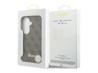 Capa Guess 4G Script MagSafe para Samsung Galaxy S26 - Marrom Capa Guess 4G Script MagSafe para Samsung Galaxy S26 - Marrom
