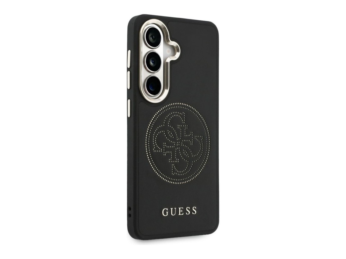 Guess Perforated Logo MagSafe Case for Samsung Galaxy S26 - Black