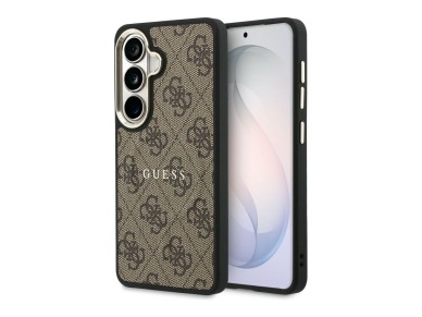 Guess 4G Embossed Ring MagSafe case for Samsung Galaxy S26 - brown Guess 4G Embossed Ring MagSafe case for Samsung Galaxy S26 - brown