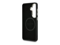 Capa Guess 4G com anel em relevo e MagSafe para Samsung Galaxy S26 - Rosa