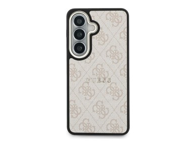 Guess 4G Embossed Ring MagSafe Case for Samsung Galaxy S26 - Pink