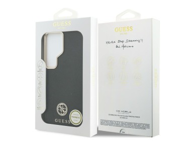 Guess Rhinestone Round Logo MagSafe Case for Samsung Galaxy S26 Ultra - Black Guess Rhinestone Round Logo MagSafe Case for Samsung Galaxy S26 Ultra - Black