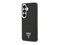 Capa MagSafe Guess Fixed Glitter Triangle para Samsung Galaxy S26 - preta Capa MagSafe Guess Fixed Glitter Triangle para Samsung Galaxy S26 - preta