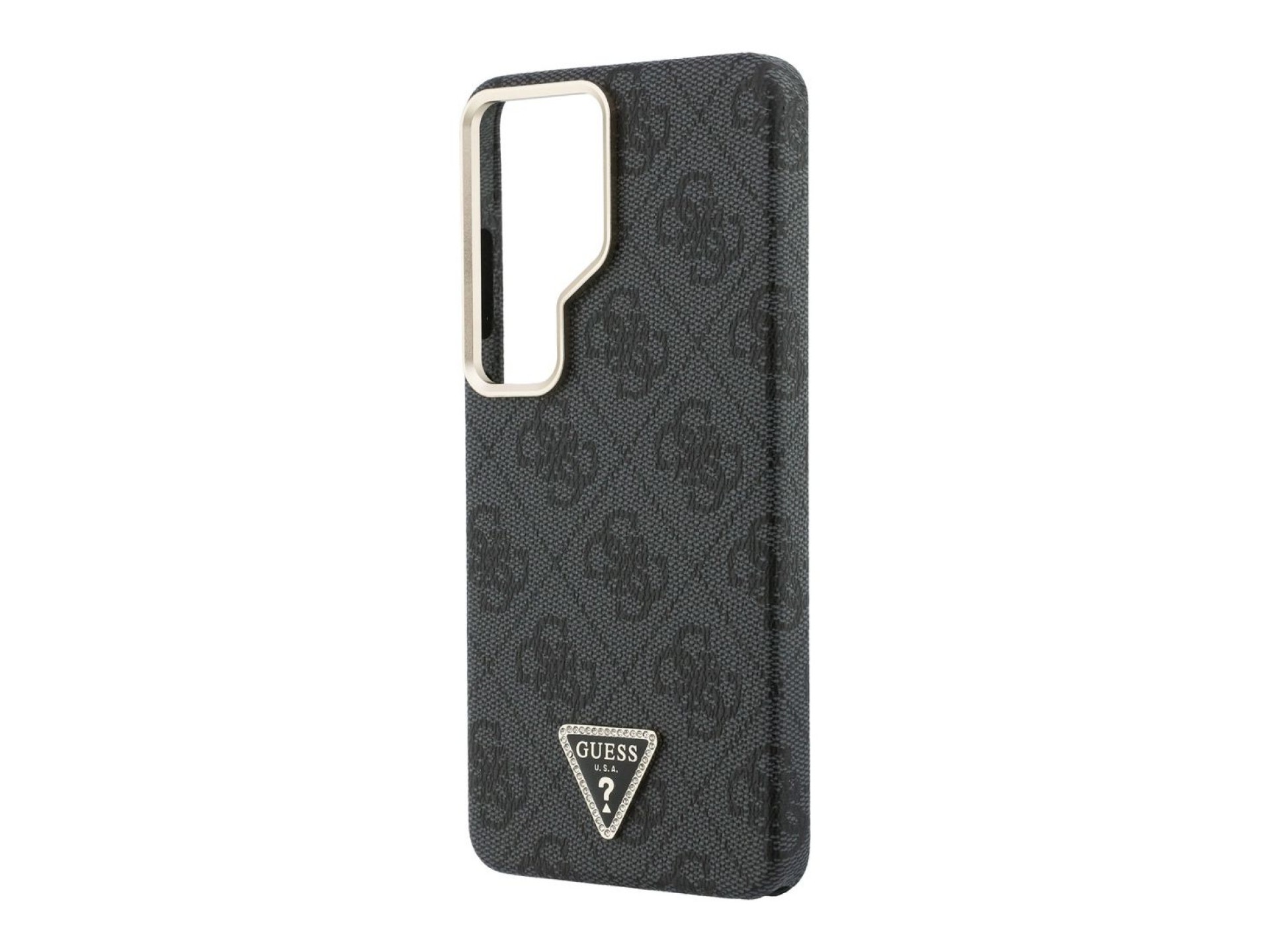 Funda Guess 4G con logo triangular y MagSafe para Samsung Galaxy S26 Ultra - negra