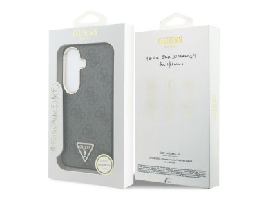 Capa Guess 4G Triangle Logo MagSafe para Samsung Galaxy S26 - Preta Capa Guess 4G Triangle Logo MagSafe para Samsung Galaxy S26 - Preta