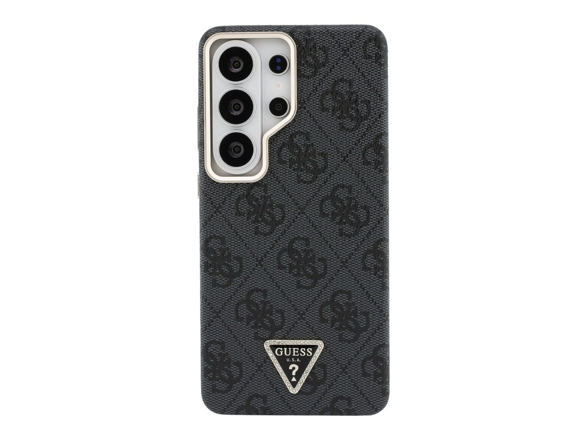 Funda Guess 4G con logo triangular y MagSafe para Samsung Galaxy S26 Ultra - negra