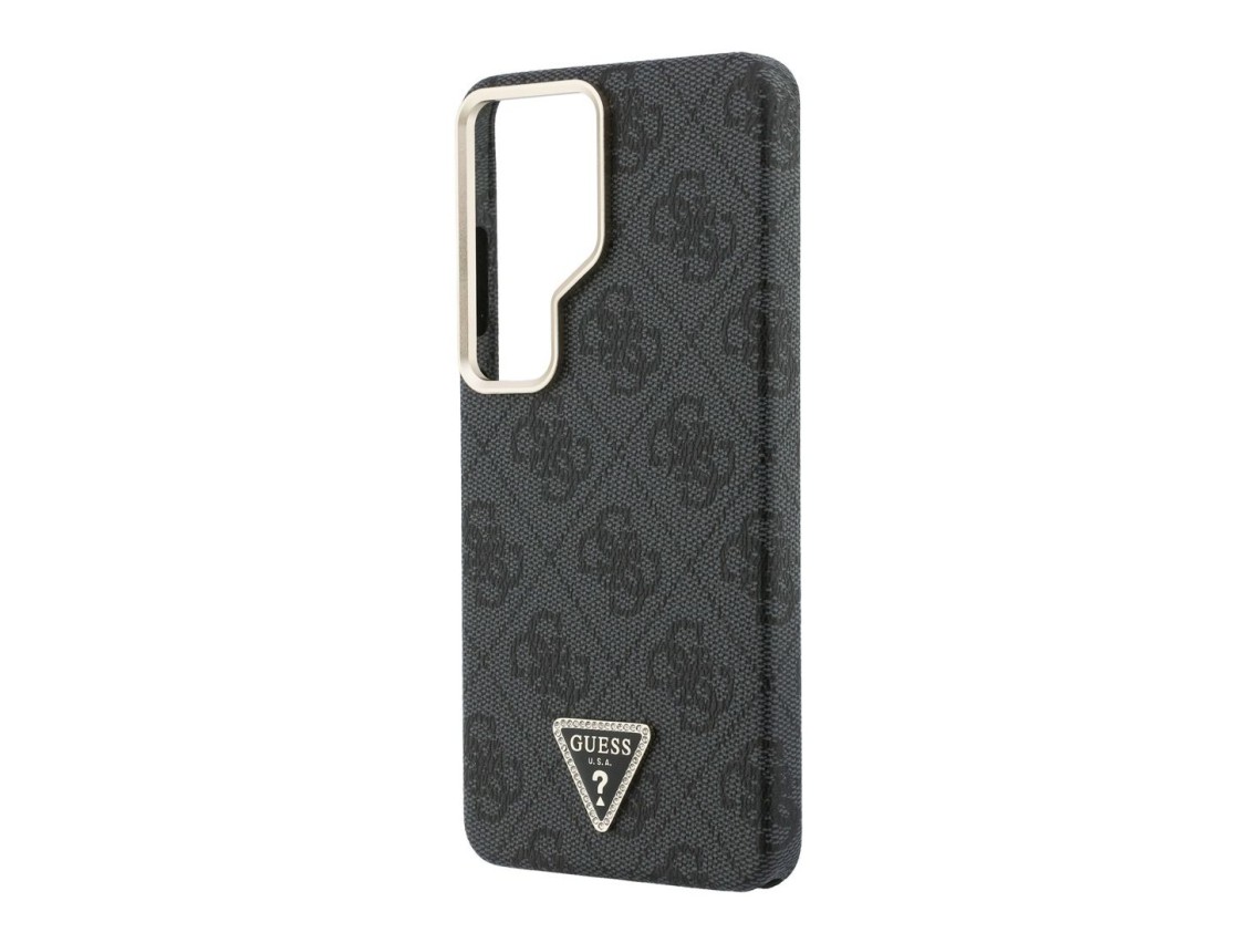 Funda Guess 4G con logo triangular y MagSafe para Samsung Galaxy S26 Ultra - negra