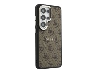 Guess 4G Embossed Ring MagSafe case for Samsung Galaxy S26 Ultra - brown