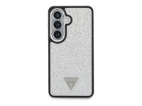 Funda Guess Fixed Glitter Triangle MagSafe para Samsung Galaxy S26 - plateada Funda Guess Fixed Glitter Triangle MagSafe para Samsung Galaxy S26 - plateada