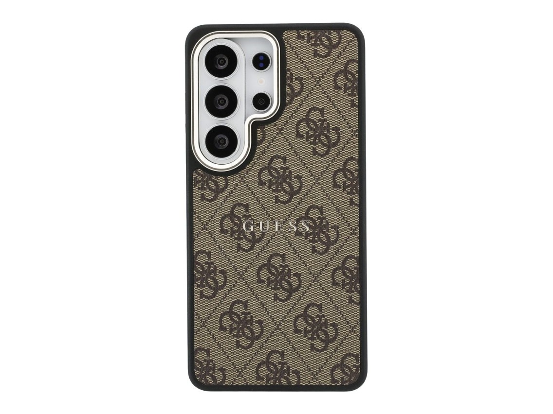Guess 4G Embossed Ring MagSafe case for Samsung Galaxy S26 Ultra - brown