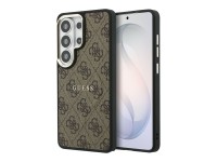 Guess 4G Embossed Ring MagSafe case for Samsung Galaxy S26 Ultra - brown