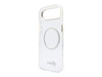 Capa MagSafe metálica com script IML para iPhone Air - Transparente Capa MagSafe metálica com script IML para iPhone Air - Transparente