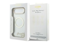 Capa MagSafe metálica com script IML para iPhone Air - Transparente Capa MagSafe metálica com script IML para iPhone Air - Transparente