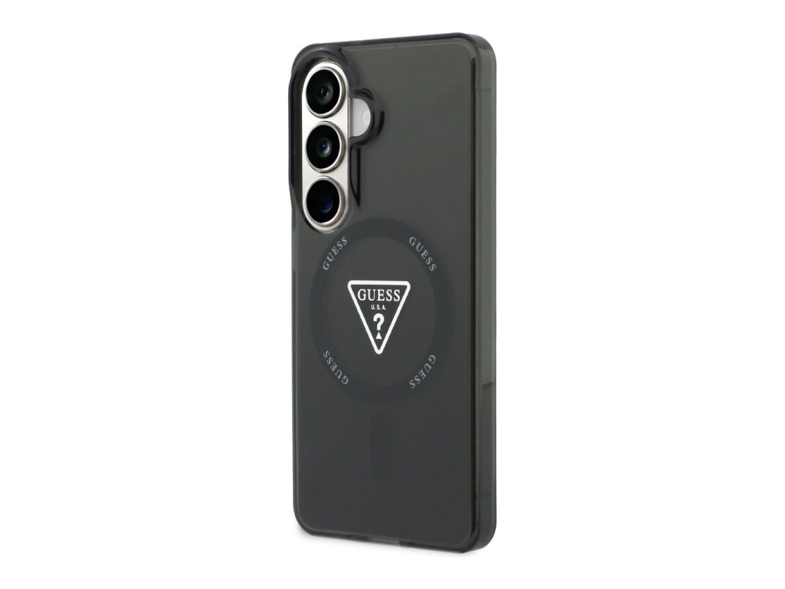 Guess IML Gradient Triangle MagSafe Case for Samsung Galaxy S26 - Black