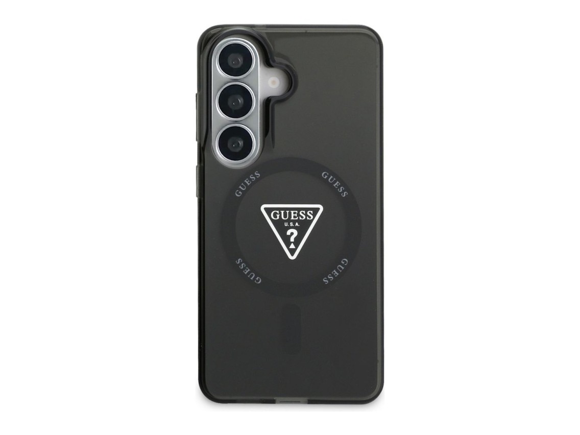 Guess IML Gradient Triangle MagSafe Case for Samsung Galaxy S26 - Black